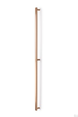 Moon Big 1056 Gold gebürsteter Cava-Möbelgriff, länglich, doppelseitig