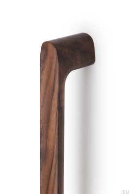 Luv Wood 992 doppelseitiger Möbelgriff, italienischer Walnuss