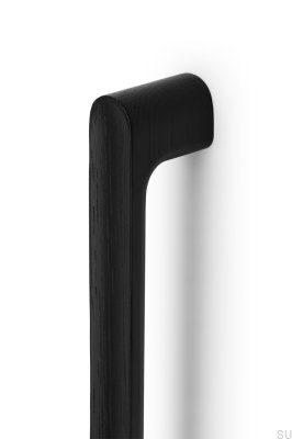 Doppelseitiger Möbelgriff Luv Wood 992 Wooden Black Matt