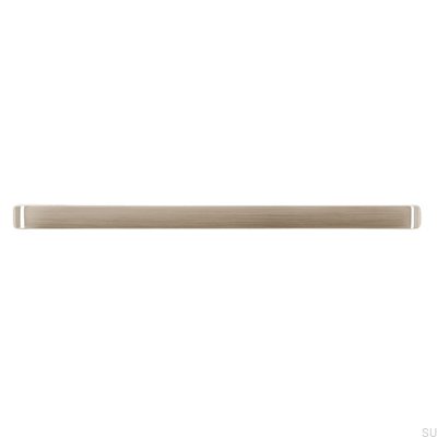 Länglicher Möbelgriff 2563 160 Gebürstetes Silber