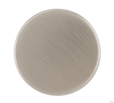 Möbelknopf 2505 30 Gebürstetes Silber