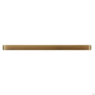 Länglicher Möbelgriff 2563 160 Gebürstetes Goldmetall