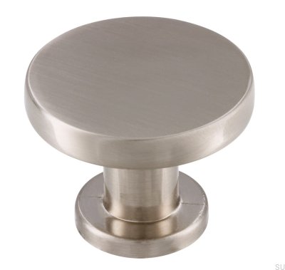 Möbelknopf 2505 30 Gebürstetes Silber