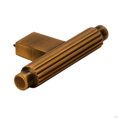 T-Bar 2594 Antik-Möbelknopf aus gebürstetem Gold