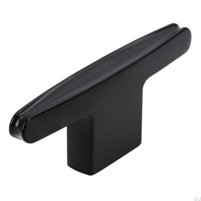Möbelknopf T-Bar 2570 16 Metall, Mattschwarz