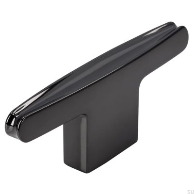 Möbelknopf T-Bar 2570 16 Anthrazit Matt