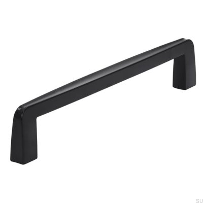 Länglicher Möbelgriff 2570 160 Mattschwarz