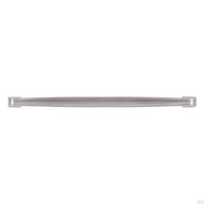 Länglicher Möbelgriff 2570 160 gebürstetes Silber