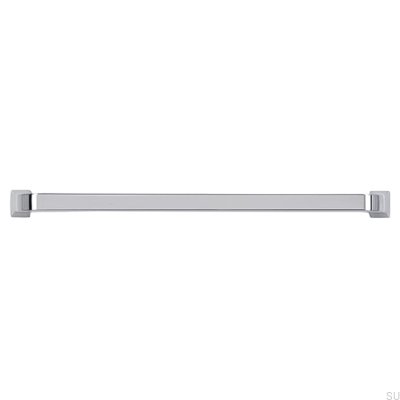 Länglicher Möbelgriff 2525 160 Chrom poliert