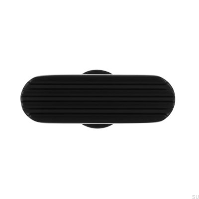 Möbelknopf T-Bar 2588 aus mattschwarzem Metall