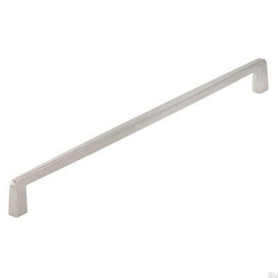 Länglicher Möbelgriff 2570 320 gebürstetes Silber