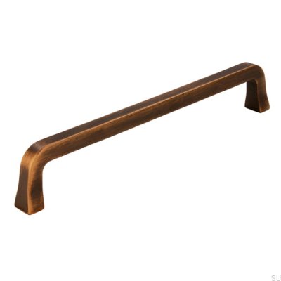 Länglicher Möbelgriff 2525 160 Antik gebürstete Bronze