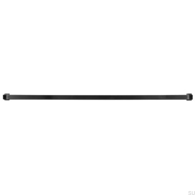 Länglicher Möbelgriff 2525 320 Metall, Mattschwarz