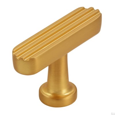 T-Bar 2588 48 Möbelknopf aus gebürstetem Gold