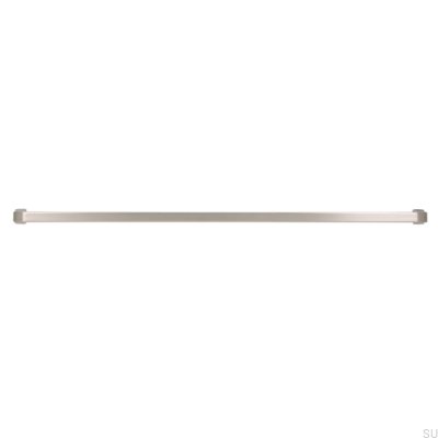Länglicher Möbelgriff 2525 320 gebürstetes Silber