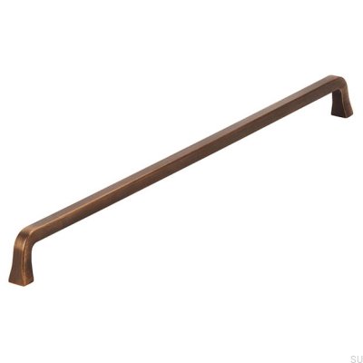 Länglicher Möbelgriff 2525 320 Antik gebürstete Bronze