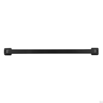 Länglicher Möbelgriff 2536 160 Metall Schwarz Matt
