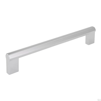 Länglicher Möbelgriff 2571 160 Chrom poliert