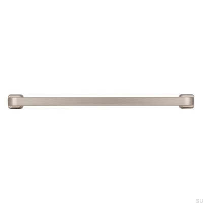 Länglicher Möbelgriff 2536 160 gebürstetes Silber