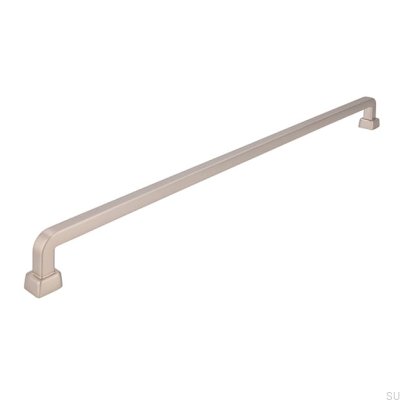 Länglicher Möbelgriff 2536 320 gebürstetes Silber