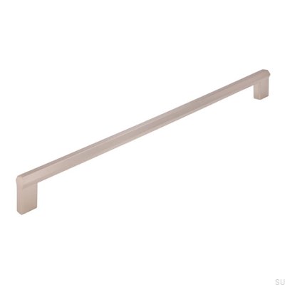 Länglicher Möbelgriff 2571 320 gebürstetes Silber