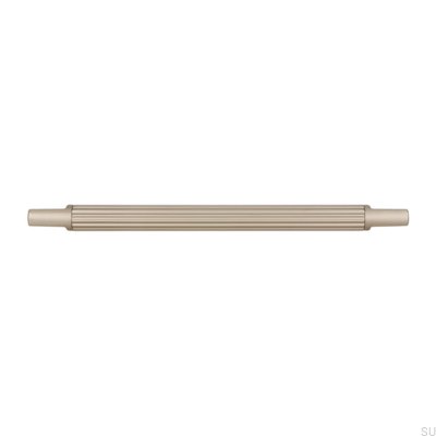 Länglicher Möbelgriff 2591 160 Gebürstetes Silber