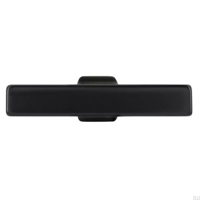 T-Bar 2562 48 Möbelknopf aus mattschwarzem Metall