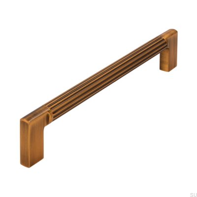 Länglicher Möbelgriff 2591 160 Antikbronze