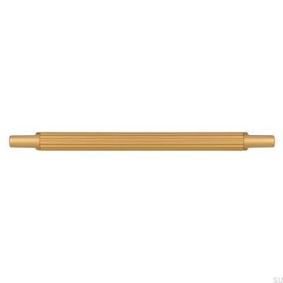 Länglicher Möbelgriff 2591 160 Gebürstetes Gold