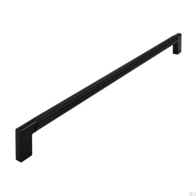 Länglicher Möbelgriff 2591 320 Metall mattschwarz