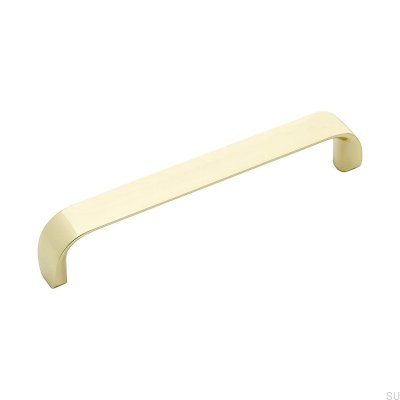 Längsmöbelgriff Time 128 Gold poliert