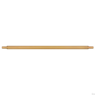 Länglicher Möbelgriff 2591 320 gebürstetes Gold