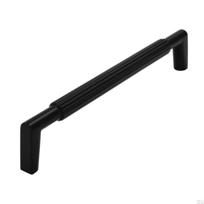 Länglicher Möbelgriff 2593 160 Mattschwarz