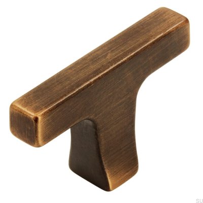 T-Bar 2562 48 Möbelknopf aus Antikbronze