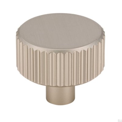 Möbelknopf 2595 Gebürstetes Silber