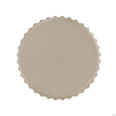 Möbelknopf 2595 Gebürstetes Silber