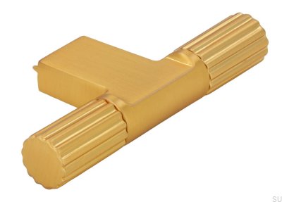 T-Bar 2592 Möbelknopf aus gebürstetem Gold