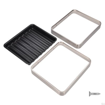 Schirmständer 2429 Gebürstetes Silber