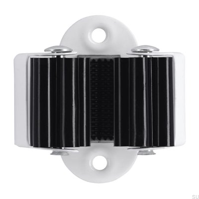Bürstenhalter 2361 38 Weiß mit Schwarz