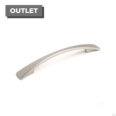 Möbelgriff verlängert 4317 128 Nickel gebürstet