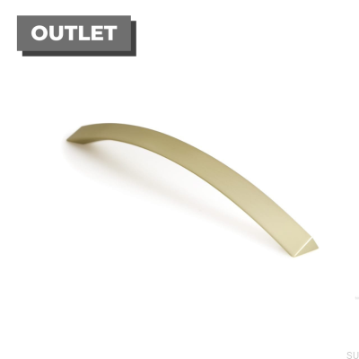 Smee 160 länglicher Möbelgriff aus gebürstetem Gold