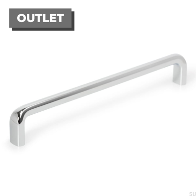 Langer Möbelgriff Redo 128 Chrom glänzend