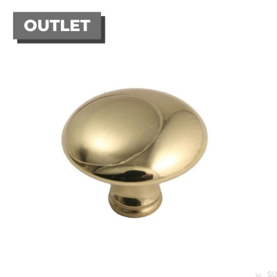 Möbelknopf 3540 Gold poliert lackiert