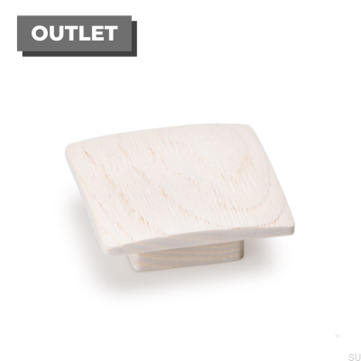 Möbelknopf Balto 16 Holz Weiß