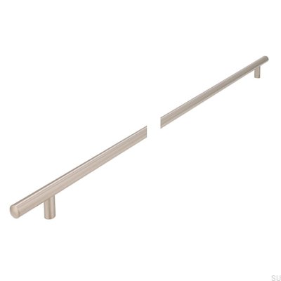Länglicher Möbelgriff 885 608 Polierter Edelstahl