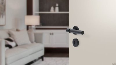Helix 200 Türgriff, Metall, schwarz, modulares Schloss