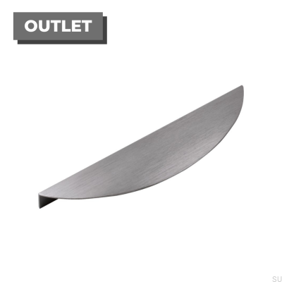Edge Bow 350 Silberkantiger Möbelgriff