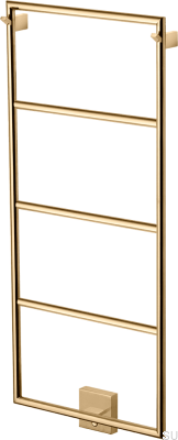 Badheizkörper TW800-400 Stahl Gold poliert PVD