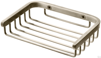 Seifenschale TA126, gebürstetes vernickeltes Messing