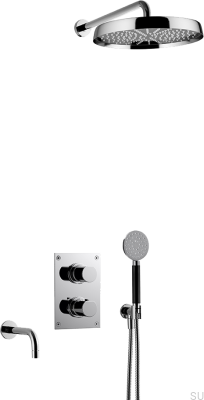 ARM7368 ED2 Duschset Messing Chrom poliert
